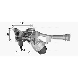 Engine Oil Cooler - AVA FT3478H