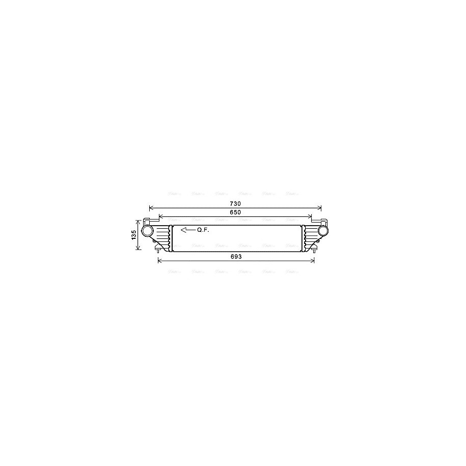 Intercooler - AVA FT4415
