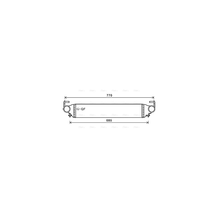 Intercooler - AVA FT4456