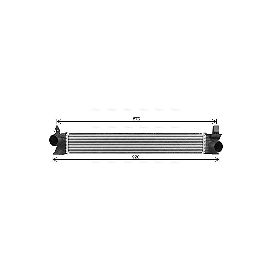 Intercooler - AVA FT4482