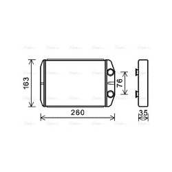 Heater Matrix - AVA FT6395