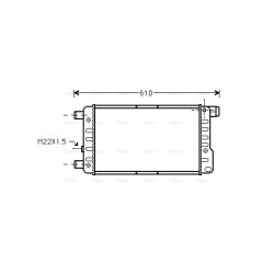 Radiator - Engine Cooling - AVA FTA2115