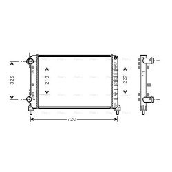Radiator - Engine Cooling - AVA FTA2261