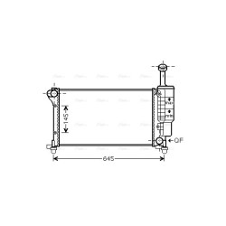 Radiator - Engine Cooling - AVA FTA2335