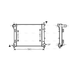Radiator - Engine Cooling - AVA FTA2346