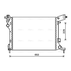 Radiator - Engine Cooling - AVA FTA2413
