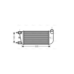 Intercooler - AVA FTA4352