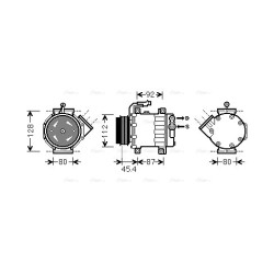 AC Compressor - AVA FTAK366