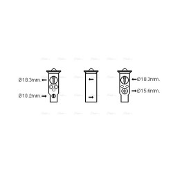 AC Expansion Valve - AVA HD1285