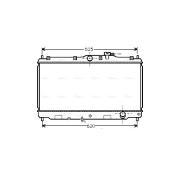 Radiator - Engine Cooling - AVA HD2010