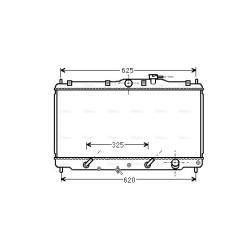 Radiator - Engine Cooling - AVA HD2011