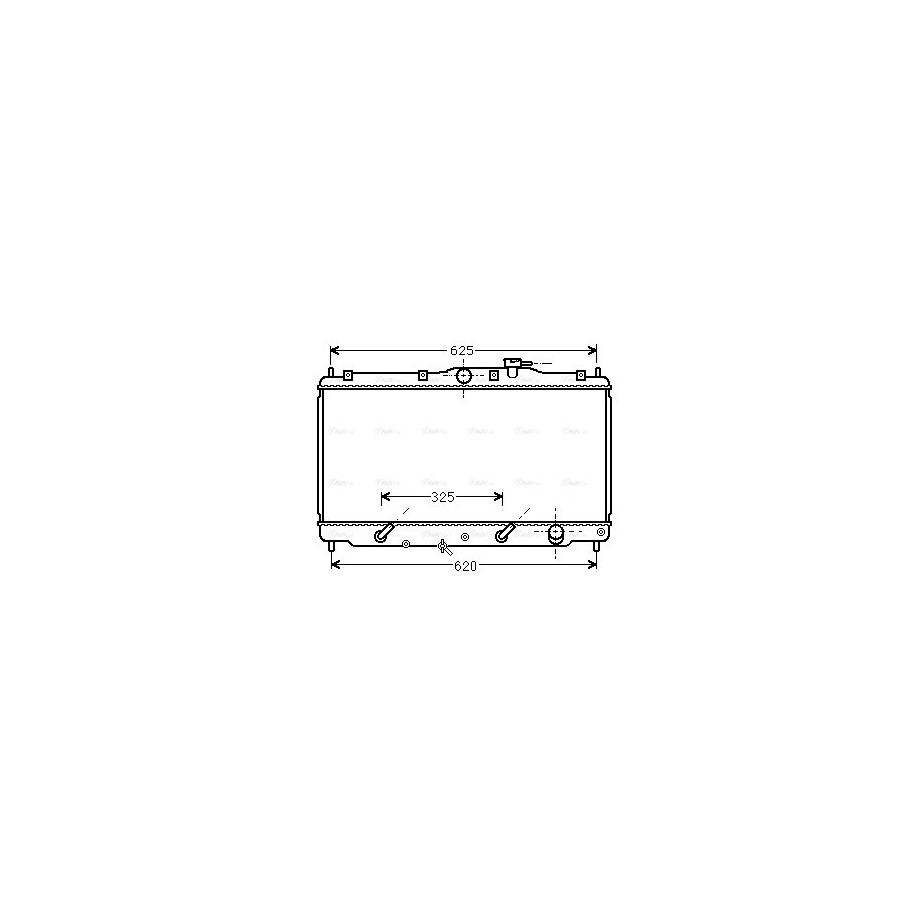 Radiator - Engine Cooling - AVA HD2011