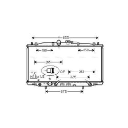 Radiator - Engine Cooling - AVA HD2179