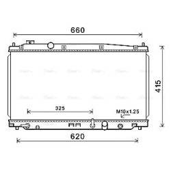 Radiator - Engine Cooling - AVA HD2277