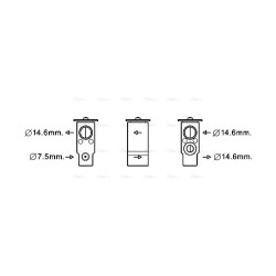 AC Expansion Valve - AVA HY1397
