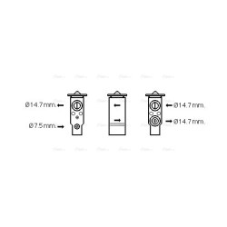 AC Expansion Valve - AVA HY1417