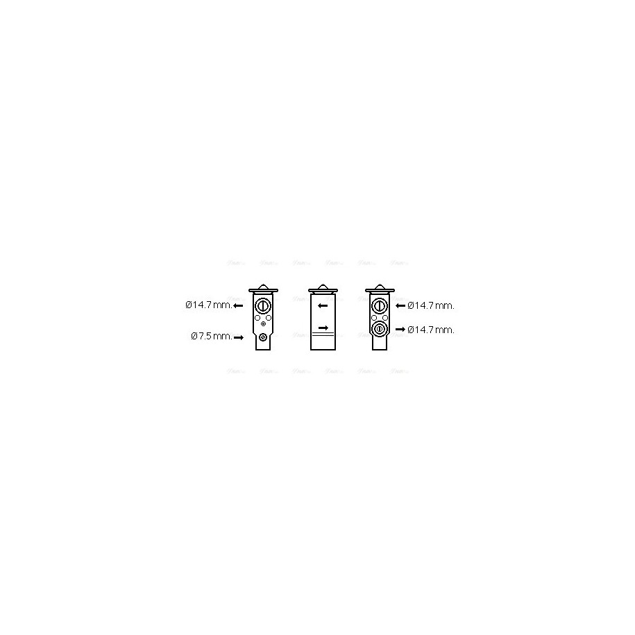 AC Expansion Valve - AVA HY1417