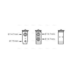 AC Expansion Valve - AVA HY1441
