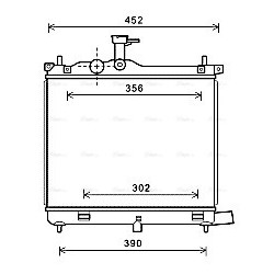 Radiator - Engine Cooling - AVA HY2290