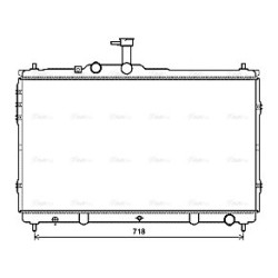Radiator - Engine Cooling - AVA HY2392