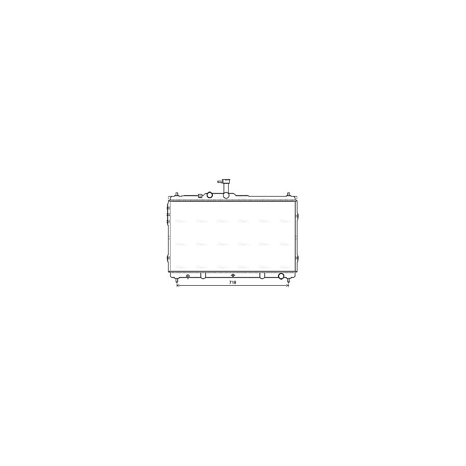 Radiator - Engine Cooling - AVA HY2392