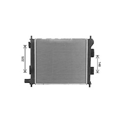 Radiator - Engine Cooling - AVA HY2578