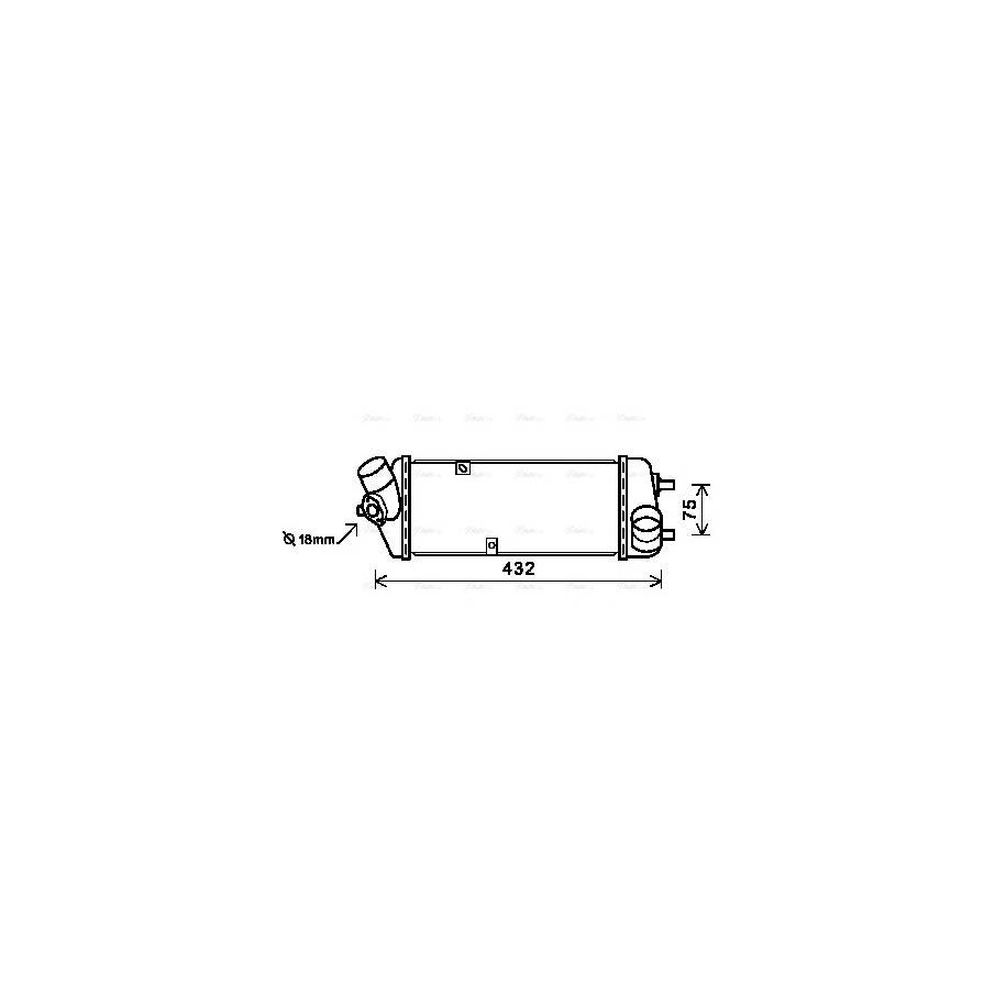 Intercooler - AVA HY4235