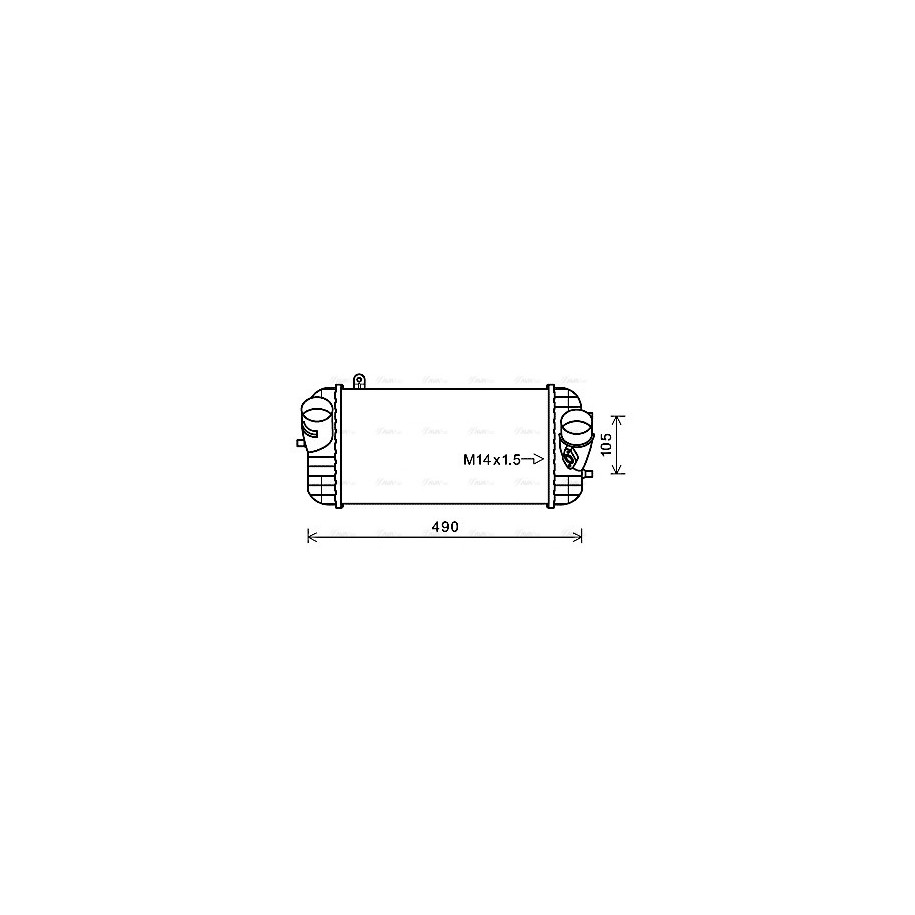 Intercooler - AVA HY4326