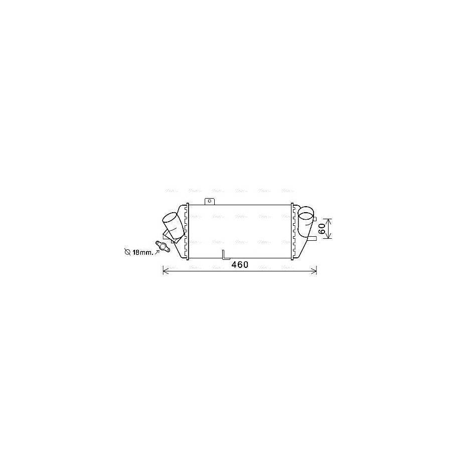 Intercooler - AVA HY4389