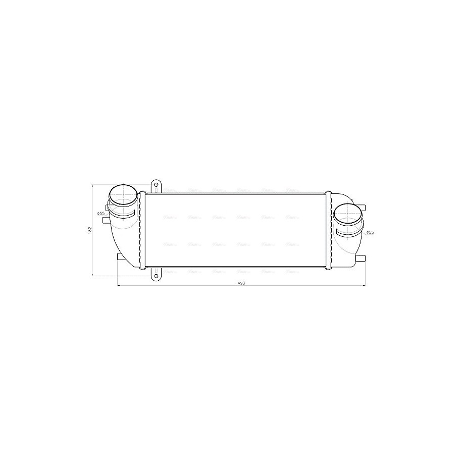 Intercooler - AVA HY4601