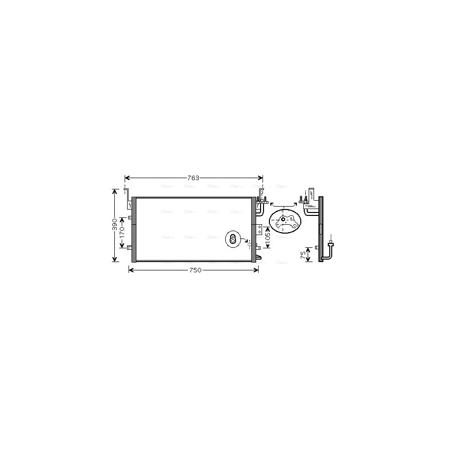 AC Condenser - AVA HY5135