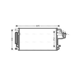 AC Condenser - AVA HY5156D
