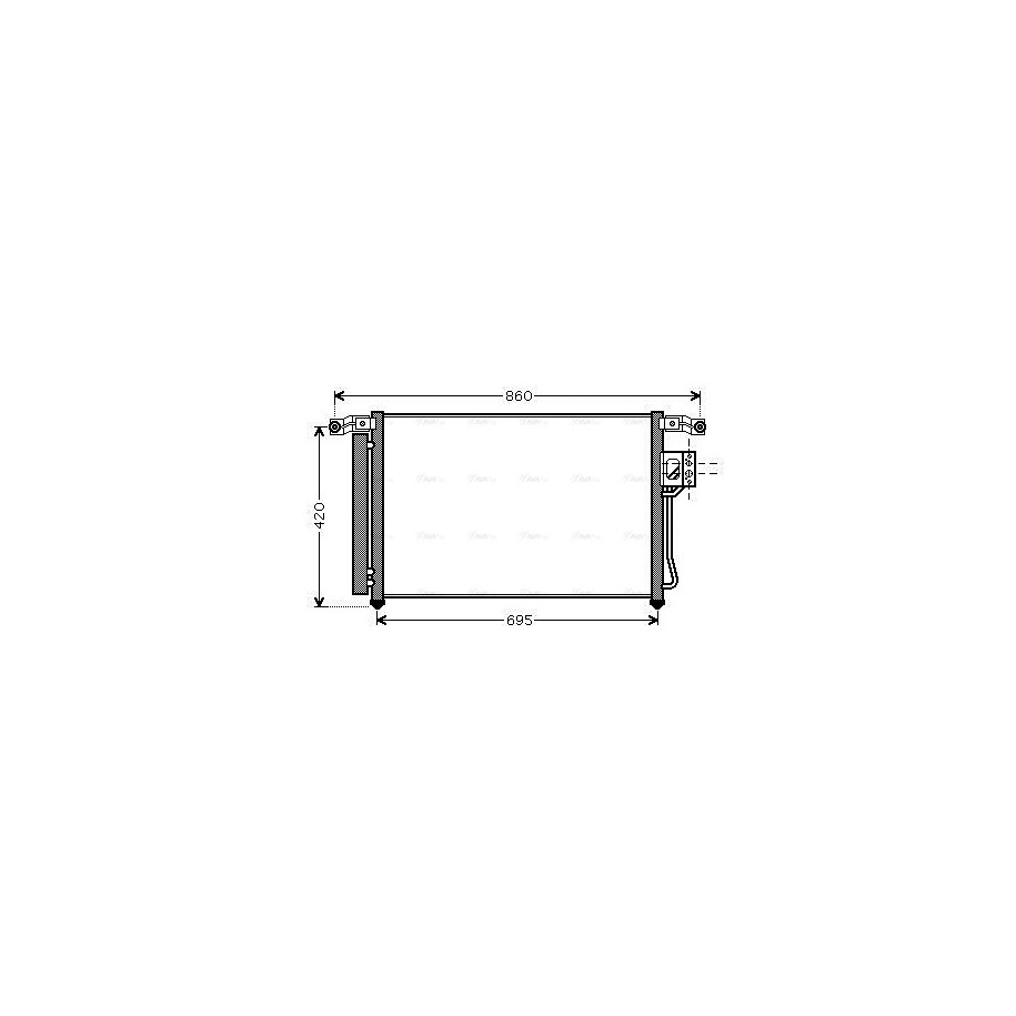 AC Condenser - AVA HY5175D