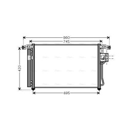 AC Condenser - AVA HY5176D