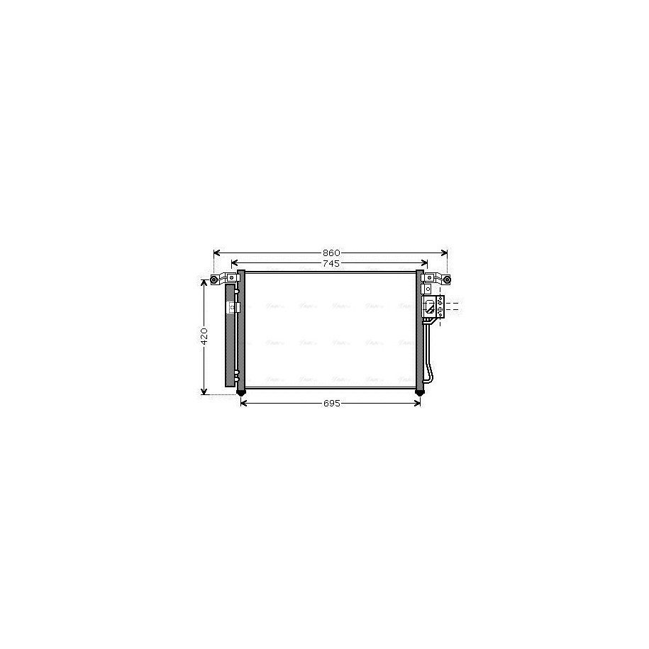 AC Condenser - AVA HY5176D