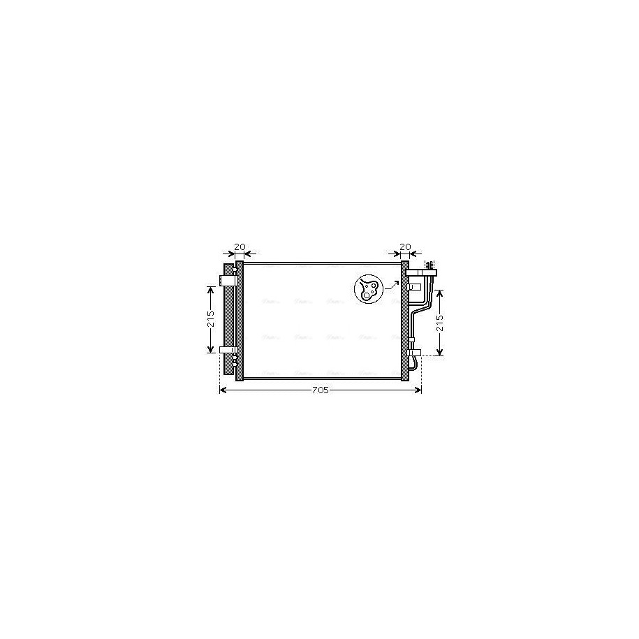 AC Condenser - AVA HY5183D