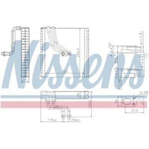 Evaporator - Nissens 92369