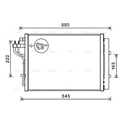 AC Condenser - AVA HY5445D