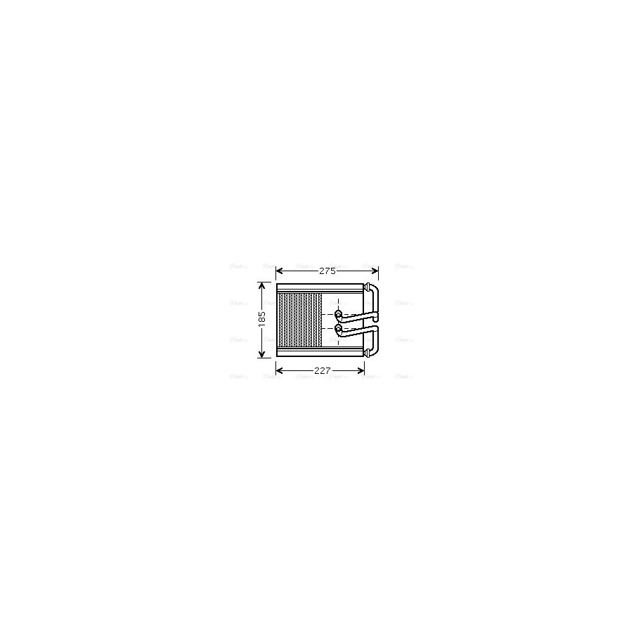 Heater Matrix - AVA HY6169