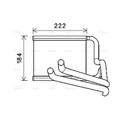 Heater Matrix - AVA HY6236