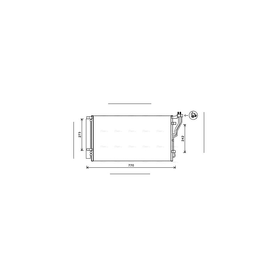 AC Condenser - AVA HYA5246D