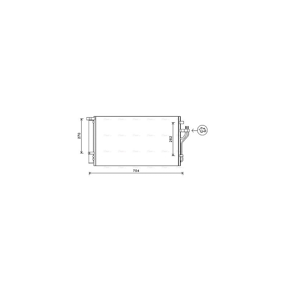 AC Condenser - AVA HYA5279D