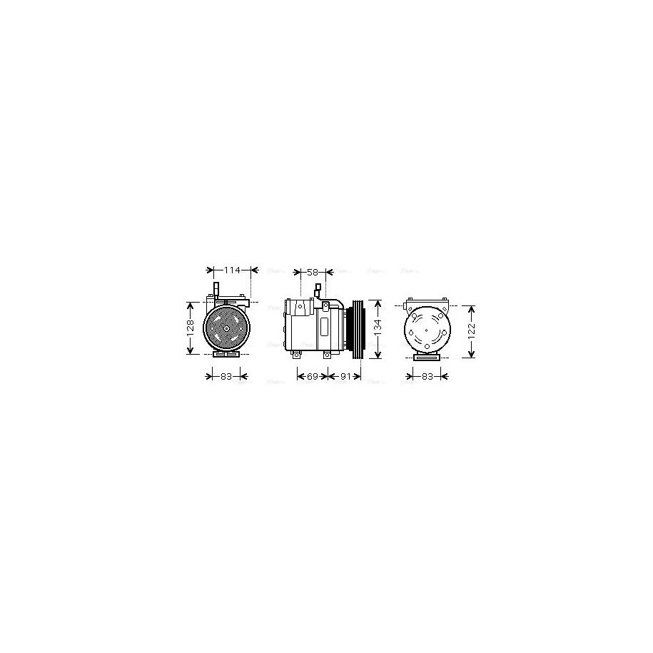 AC Compressor - AVA HYAK199