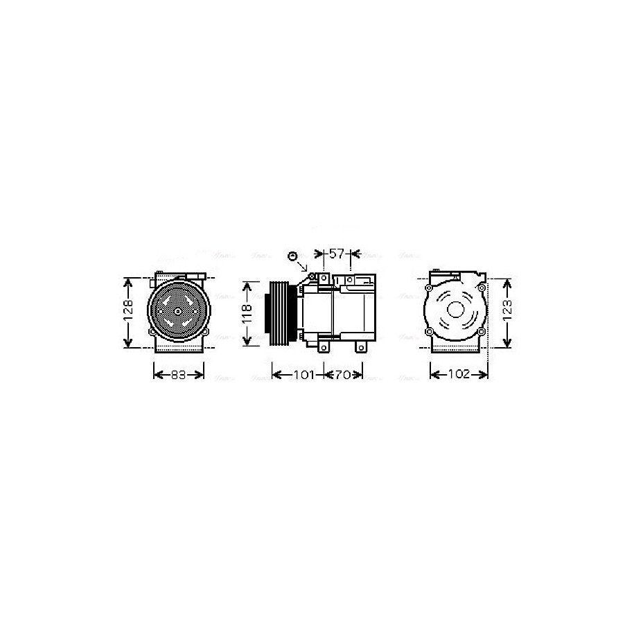 AC Compressor - AVA HYAK209