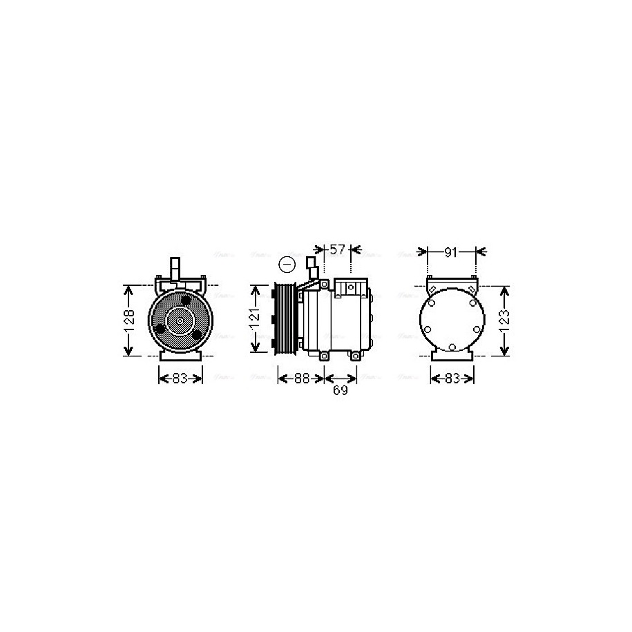 AC Compressor - AVA HYAK258
