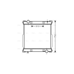 Radiator - Engine Cooling - AVA IV2088