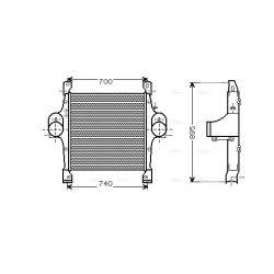 Intercooler - AVA IV4069