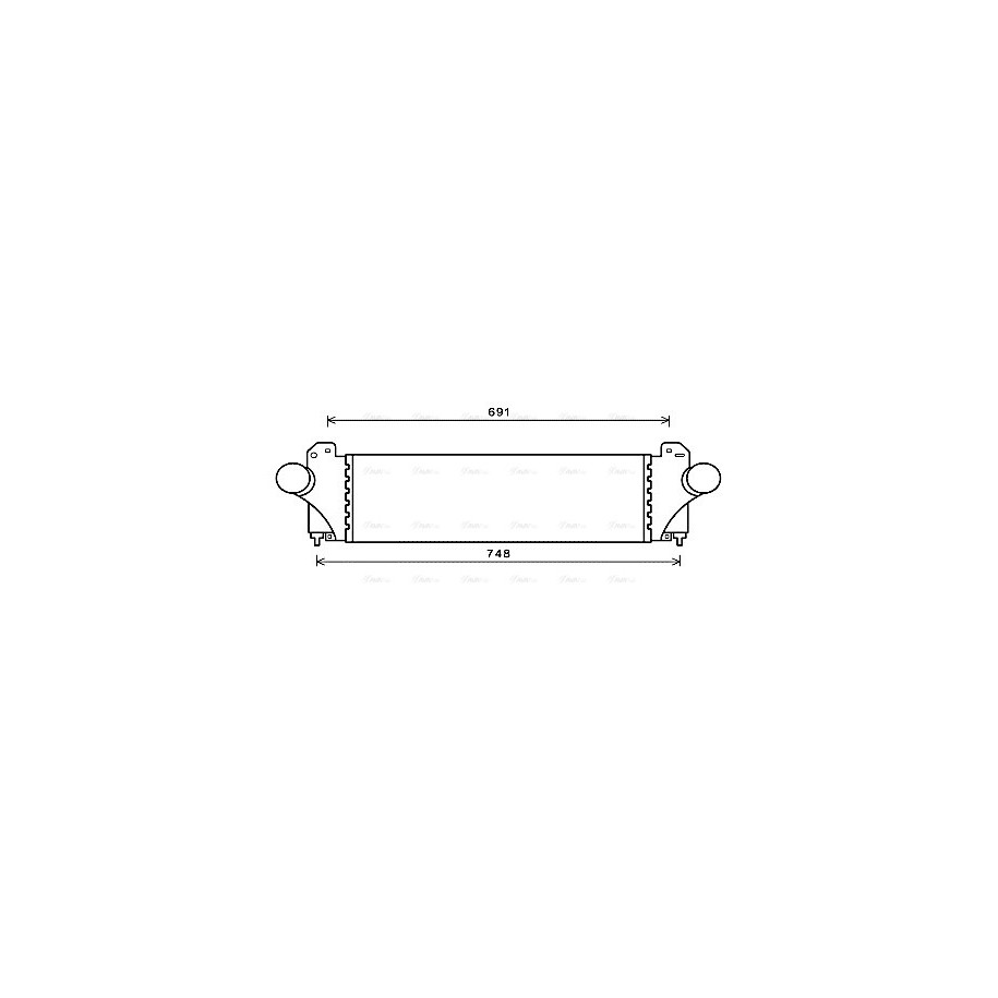 Intercooler - AVA IV4129