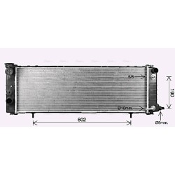 Radiator - Engine Cooling - AVA JE2078