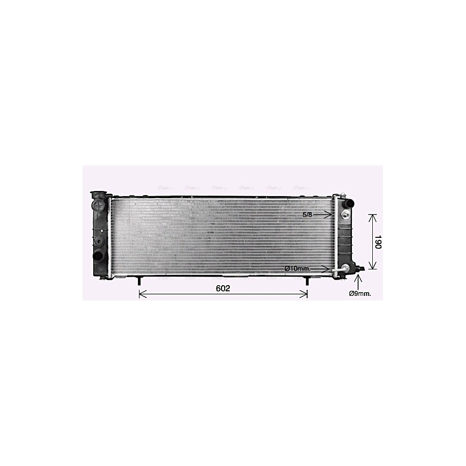 Radiator - Engine Cooling - AVA JE2078